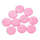 uxcell 10個 樹脂製ボタン 直径20mm(3/4