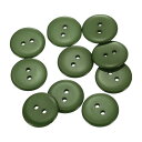 uxcell 10個 樹脂製ボタン 直径20mm(3/4