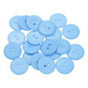 uxcell 20個 樹脂製ボタン 25mm(1