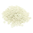 uxcell 300個 20L ボタン 1/2