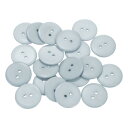 uxcell 20個 樹脂製ボタン 25mm(1