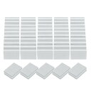 uxcell 20個のミニネイルバッファー、100/180グリットのネイルサンディングブロック、アクリルネイルと自然なネイル用のバルクネイルバフィングポリッシングブロック、グレー