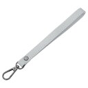 uxcell レザーリストレットストラップ 20cm/7.87"ロングキーチェーンハンドストラップ 財布 クラッチ ウォレット キーチェーンバッグDIY用 レザー交換リストストラップ(ライトブルーレザー 黒色クラ スプ)