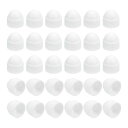 uxcell ナット保護キャップ、30個 M5x8x10mm - プラスチック六角スクリュー保護キャップ、ドームアコーン六角ヘッドボルトカバー、防水装飾キャップ...