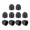 uxcell ナット保護キャップ、10個入り M10x17x20mm - プラスチック製六角スクリュー保護キャップ、ドーム型アコーンヘックスヘッドボルトカバー、...