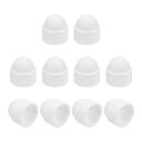 uxcell ナット保護キャップ、10個入り M10x17x20mm - プラスチック製六角スクリュー保護キャップ、ドーム型アコーンヘックスボルトカバー、防水装...