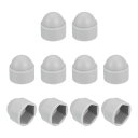 uxcell ナット保護キャップ、10個入り M10x17x20mm - プラスチック製六角スクリュー保護キャップ、ドーム型アコーンヘックスヘッドボルトカバー、...