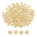 uxcell スクリューキャップカバー、108個17mm - プラスチック製セルフロックナットスクリューキャップ、フィリッ プスカムフィッティングナット用スクリ...