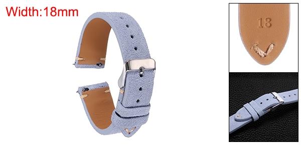 uxcell スエードレザーストラップウォッチバンドクイックリリース18mmヴィンテージウォッチストラップクラシックウォッチバンドメンズレディース用交換用パープル