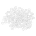 uxcell 100個 18L ボタン 15/32
