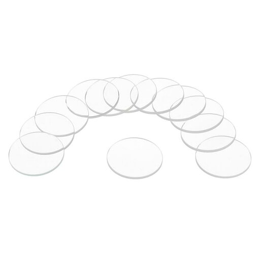 uxcell 12個の時計用水晶ガラスレンズ 19.5mmフラットラウンドメガネ時計フェイス水晶レンズ交換部品 時計修理用 クリア uxcell 12個の時計用水晶ガラスレンズ 19.5mmフラットラウンドメガネ時計フェイス水晶レンズ交換部品 時計修理用 クリア