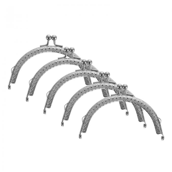 uxcell 5個入りのメタルパース フレーム 10.5cm/4.1