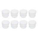 uxcell 8個 丸いプラスチックホールプラグ 0.63