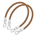uxcell レザーパースストラップ 2個セット 50cm/19.69