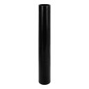 X AUTOHAUX 1個 直径57mm/2.24" 長さ500mm/19.69" 角度0度 黒いカーシリコンホースクーラントホースユニバーサル