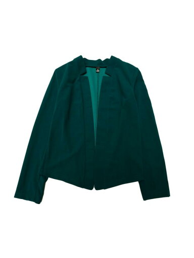Allegra K レディース オープンフロントカーディガン 長袖 ビジネス ワーク オフィス ブレザー 緑 XS Allegra K レディース オープンフロントカーディガン 長袖 ビジネス ワーク オフィス ブレザー 緑 XS