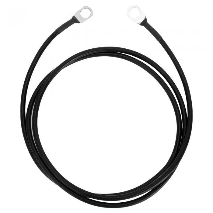 VekAuto 1 Pc バッテリーインバーターケーブル 10 AWG ゲージ 4.5FT 3/8" ラグ バッテリーケーブル カ..