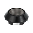 VekAuto 1 Pc ホイールセンターキャップ ハブキャップ リムセンターキャップ OD: 68mm/2.68" ユニバーサル プラスチック ブラック BMWに対応 3 4 5 シリーズ用 ブラウンカーボンファイバーパターンステッカー
