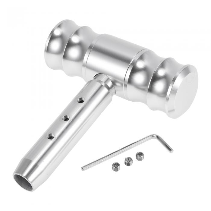 INFINAUTO 車用シフトノブ 11cm オートマチックおよびマニュアル車用のギアシフトノブ 3本のネジ付きア..