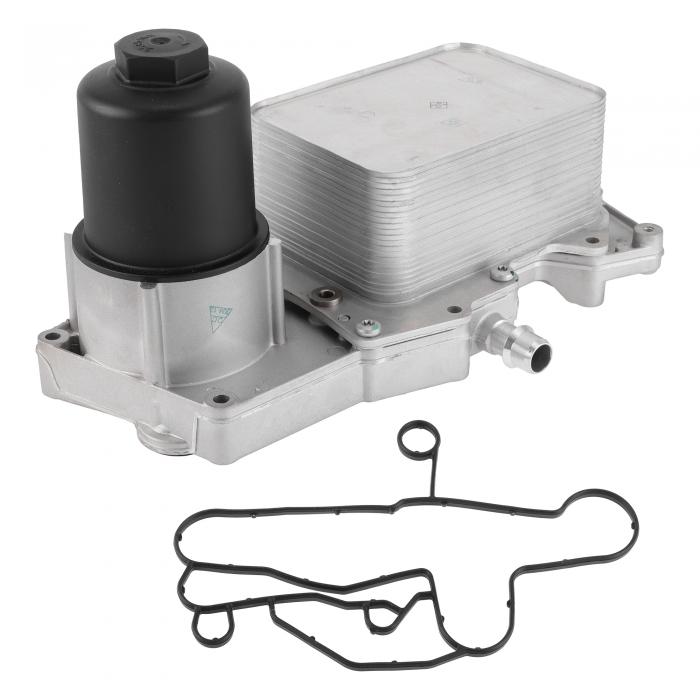 Hihaha Land Roverに対応レンジローバー2010-2017用のエンジンオイルクーラーオイルフィルターハウジングアダプターアセンブリ/フロントオイルクーラー/耐久性のあるアルミニウム合金/1個