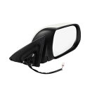 Motoforti トヨタに対応ハイランダー2008-2013用の右側助手席ドアミラー交換サイドビューミラーアセンブリ No.879100E082/8791048353/8791048351 ホワイト パワーミラー調整