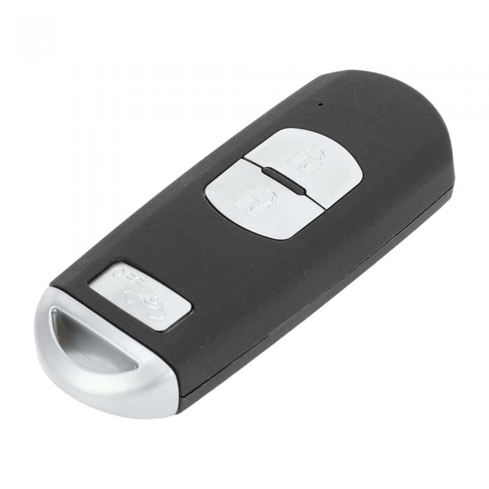 A ABSOPRO Ma-zdaに対応 3 2009-2012用のキーレスエントリーリモートキーフォブ交換用ケースキーシェルケース3ボタン