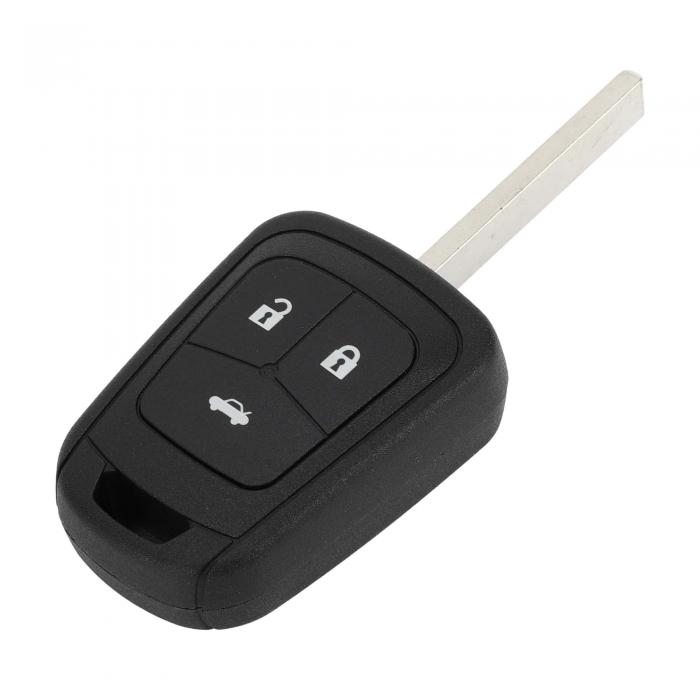 A ABSOPRO Opelに対応 ボクスホール アストラJ 2009-2017用の3ボタンキーシェルケースキーレスエントリーリモートキーケース交換用