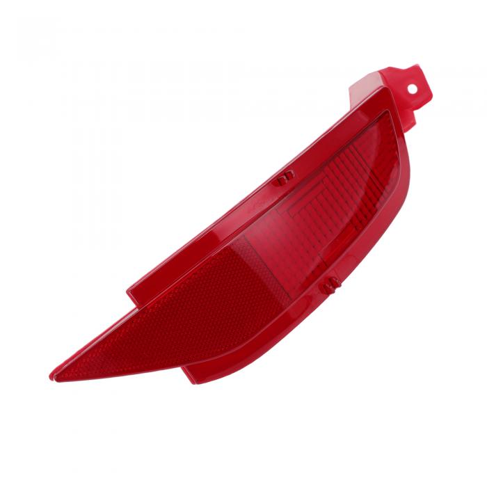 A ABSOPRO Fordに対応フィエスタ2009 2015用リアバンパーテールライトシェル下部リアバンパーリフレクターストップランプブレーキライトカバーABSレッドブラック防水リアライト