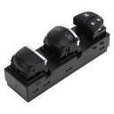 A ABSOPRO Nissanに対応 ムラーノ2015 2024用フロントドライバーサイドウィンドウコントロールスイッチ254015AA0Aブラック