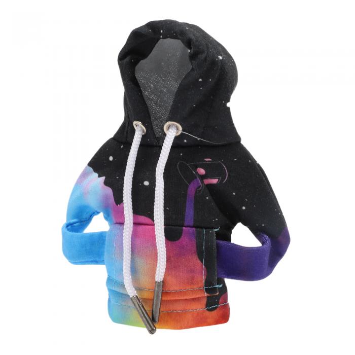 A ABSOPRO ユニバーサルシフトノブカバー星空柄ギアスティック フーディーシフトレバーノブフーディー..