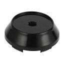 A ABSOPRO 汎用ホイールセンターハブキャップ 耐久性 65mm 直径 2.56インチ 車両用ハブカバー SUV トラック 自動車用 プラスチック ブラック
