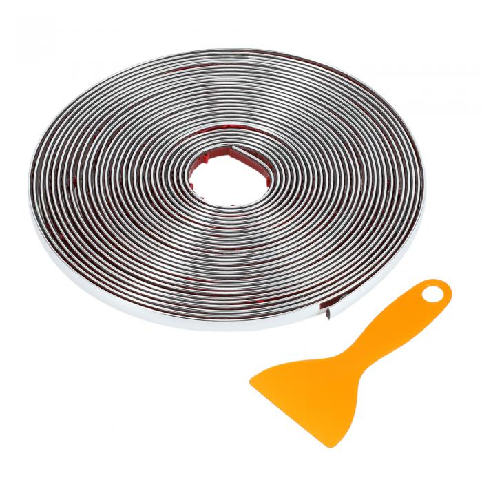 TUCKBOLD 車両トラック用ウィンドウトリムストリップ5/16" 8mm幅32フィート10m自己粘着性スクラッチ防..