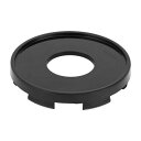 A ABSOPRO 汎用ホイールセンターハブキャップ 耐久性 63 mm 直径 2.48インチ 車両用ハブカバー SUV トラック 自動車用 プラスチック ブラック