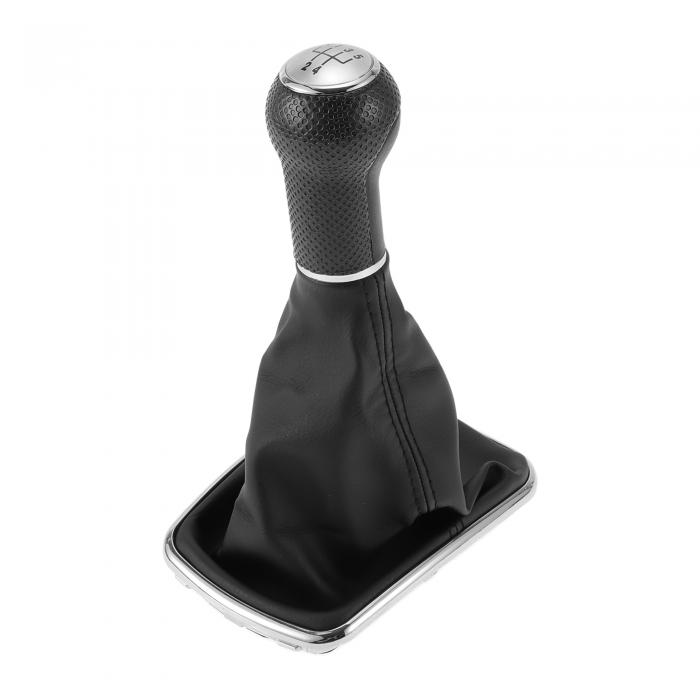 TUCKBOLD VWに対応ボーラ用のカバー付き5速マニュアルギアシフトノブ | ギアボックススティックシフト..