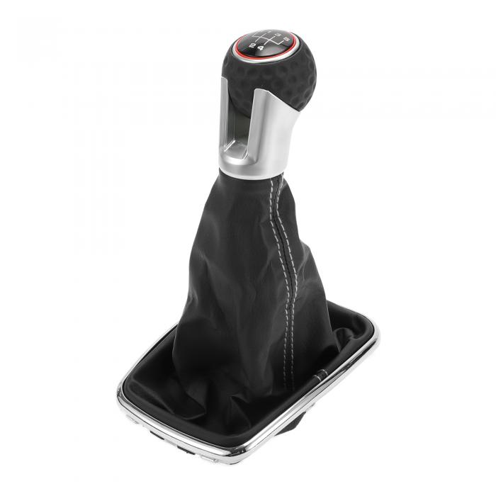 TUCKBOLD フォルクスワーゲンに対応 ジェッタ ボラ用5速マニュアルギアシフトノブカバー | ギアボック..