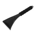 Partuto 1pc 280x95x25mm ユニバーサルカー用アイススクレーパー - SUV用雪氷除去車トラックRV用ウインドスクリーンサイドウィンドウアンチクラッシュポータブル - プラスチックブラック雪かき解凍クリアリング
