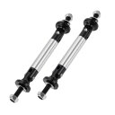 Partuto 2個45mm/1.77inカースプリッターサポートロッド調整可能なフロントリアバンパーリップスプリッターストラットロッドタイサポートバー アルミ...