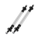 Partuto 2個75mm/2.95inカースプリッターサポートロッド調整可能なフロントリアバンパーリップスプリッターストラットロッドタイサポートバー アルミ...
