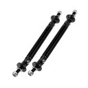 Partuto 2個75mm/2.95inカースプリッターサポートロッド調整可能なフロントリアバンパーリップスプリッターストラットロッドタイサポートバー アルミ...
