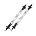 Partuto 2個100mm/3.94inカースプリッターサポートロッド調整可能なフロントリアバンパーリップスプリッターストラットロッドタイサポートバー、アル...