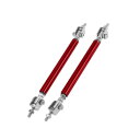 Partuto 2個10cm/3.94inカースプリッターサポートロッド調整可能なフロントリアバンパーリップスプリッターストラットロッドタイサポートバー アルミ...