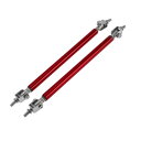 Partuto 2個15cm/5.91inカースプリッターサポートロッド調整可能なフロントリアバンパーリップスプリッターストラットロッドタイサポートバー アルミ...