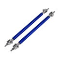 Partuto 2個15cm/5.91inカースプリッターサポートロッド調整可能なフロントリアバンパーリップスプリッターストラットロッドタイサポートバー アルミ...