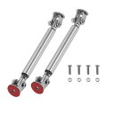 Partuto 2個7.5cm/2.95in車用スプリッターサポートロッド調整可能なフロントリアバンパーリップスプリッターストラットサポートバー、アルミニウム合...