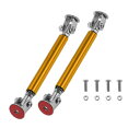 Partuto 2個7.5cm/2.95inカースプリッターサポートロッド調整可能なフロントリアバンパーリップスプリッターストラットロッドタイサポートバー アル...