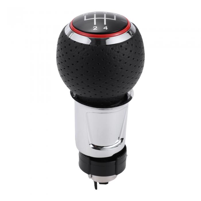 Partuto Audiに対応A4 S4 B8 2007-2015用のプラスチック製フェイクレザーブラックレッド-1個