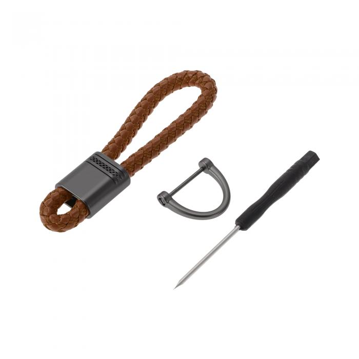 Partuto 1セットのユニバーサルカーキーチェーン - 車の家庭用女性男性キーチェーンリング付き耐久性 -..