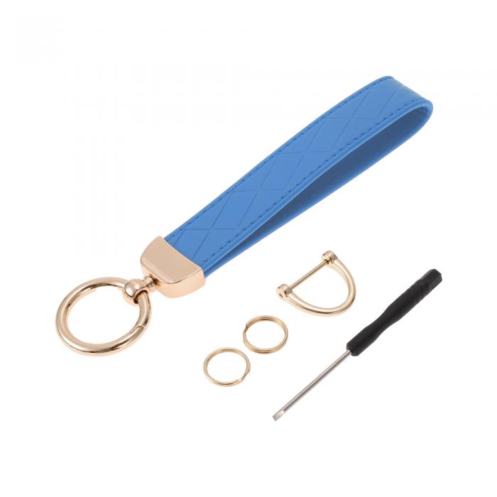 Partuto 1セットのユニバーサルカーキーチェーン - 耐久性のあるカーキーチェーンリング付きのカーホー..