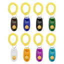 CAPASTEC クリッカートレーニング 犬用 静音設計 ABS+ステンレススチール+EVAリストバンド 犬のため 軽量 耐久性 舐め防止 トレーニングツール ...
