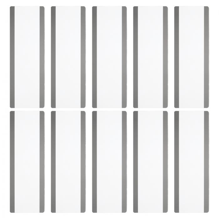 PATIKIL ガイドリーディングストリップ 10個トラッキングハイライトカラーオーバーレイブックマーク 視覚ストレスを軽減する教師用教材 ク ラスルーム用 クリア